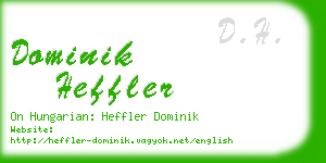 dominik heffler business card